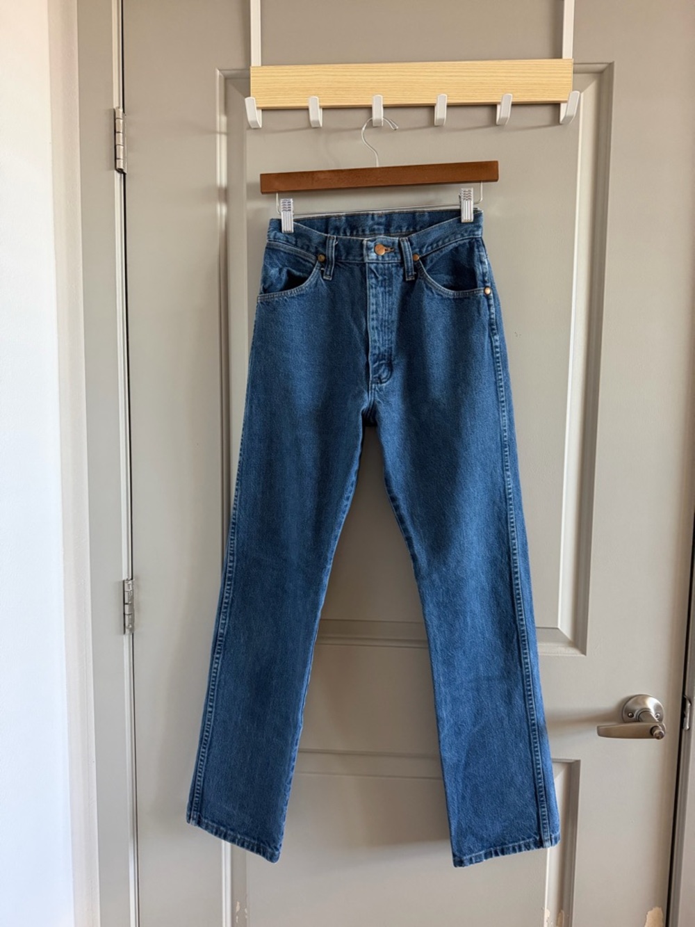 Vintage Wrangler Cowboy Cut Straight-Leg Jeans